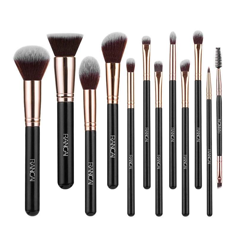 12pcs Makeup brushes set Professional High Quality Synthetic Hair Foundation Powder Contour Eyeshadow Make up Brush