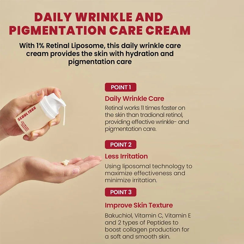 Korean Brand Skin Care Set Seoul 1988 Anti-aging Brightening Eye Cream Sunscreen Anti-wrinkle Essence Rice Cream Essence Water