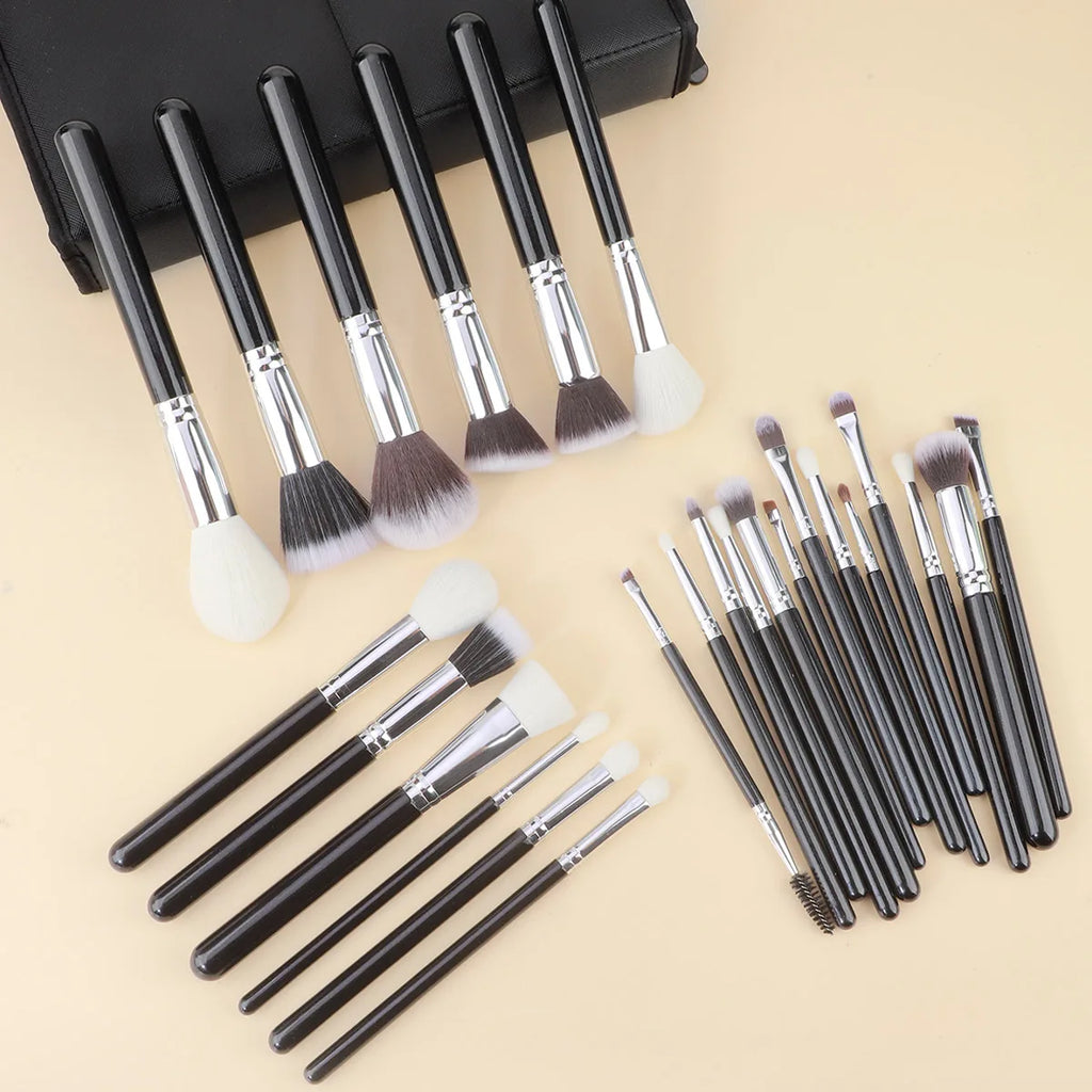 RANCAI 25Pcs Full Sets Of Makeup Brushes,Powder Foundation Make-up Brush,Suitable For Beginners And Professional Makeup Artists