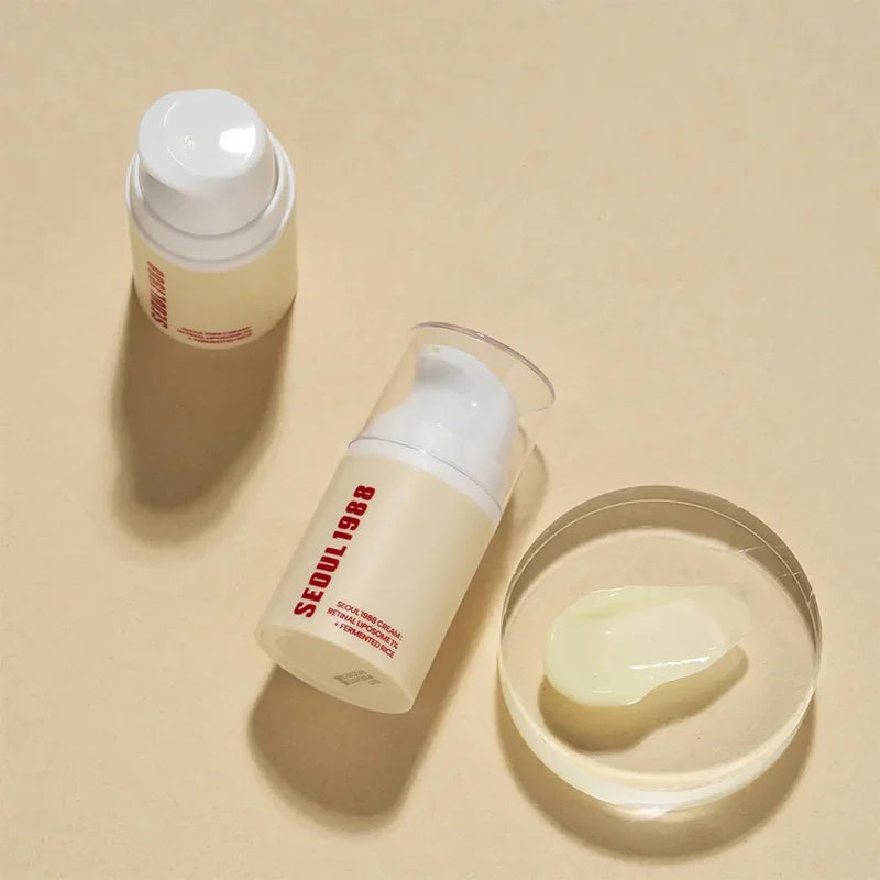 Korean Brand Skin Care Set Seoul 1988 Anti-aging Brightening Eye Cream Sunscreen Anti-wrinkle Essence Rice Cream Essence Water