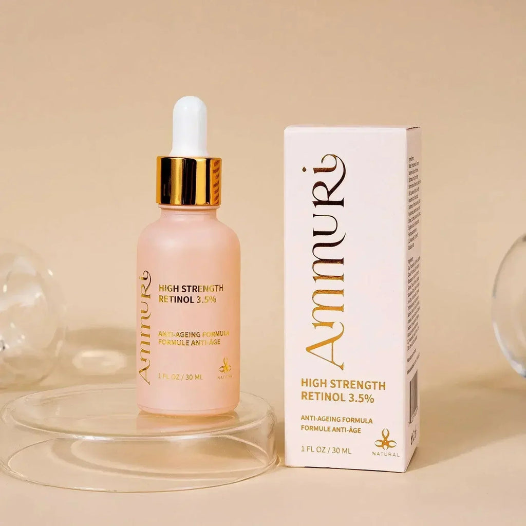 Ammuri Skincare Anti Aging Face Serum - High Volume Retinol 3.5%